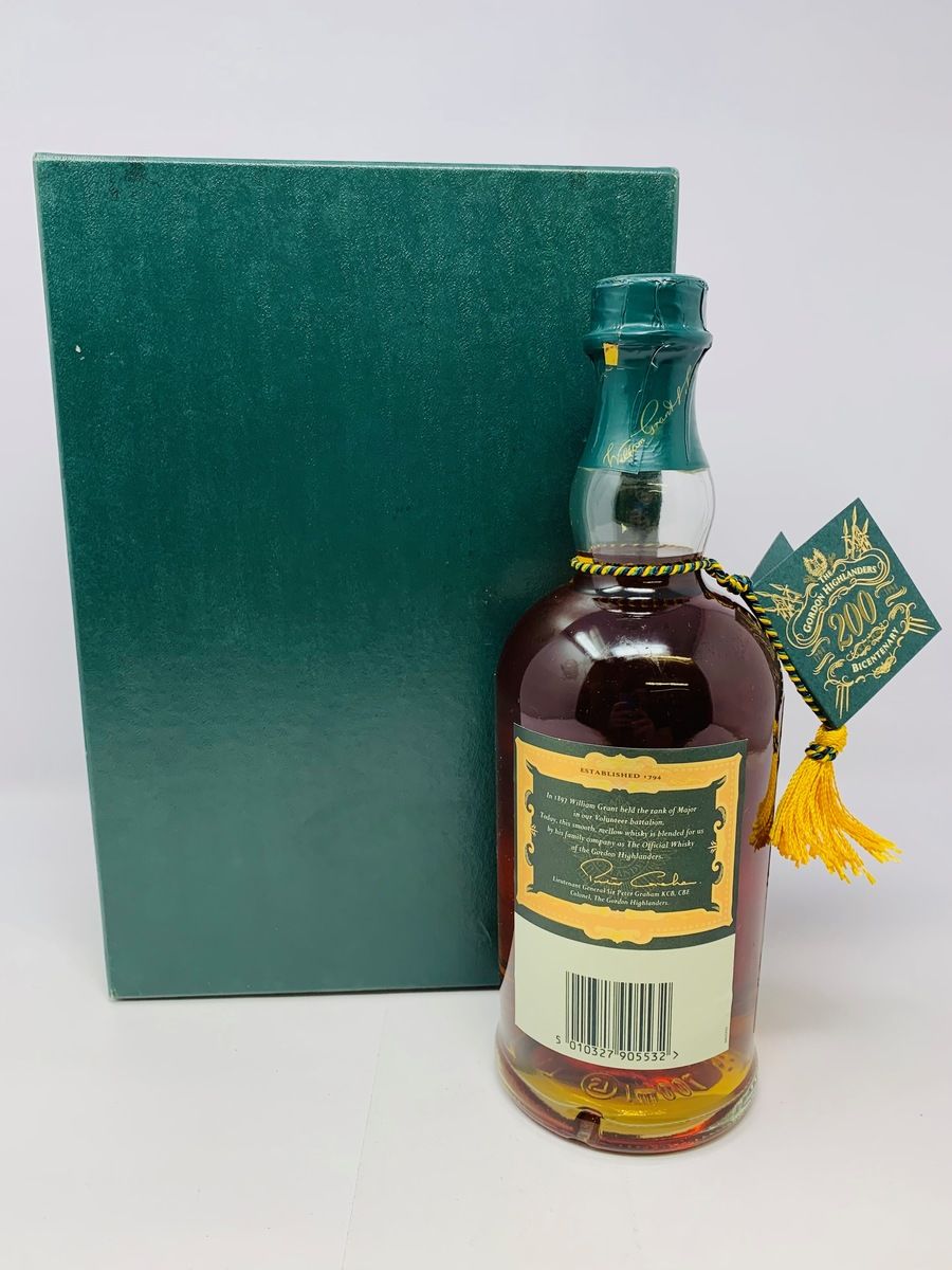 GLENFIDDICH THE GORDON HIGHLANDERS WITH CERTIFICATE