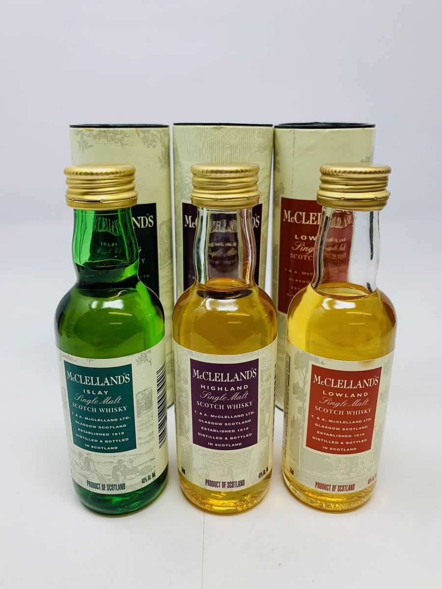 McCLELLANDS WHISKY MINIATURES