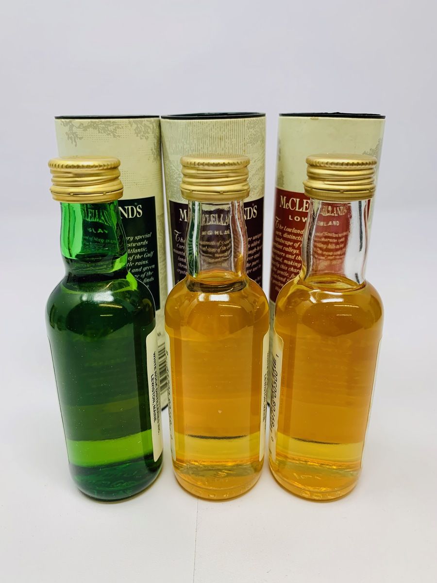 McCLELLANDS WHISKY MINIATURES