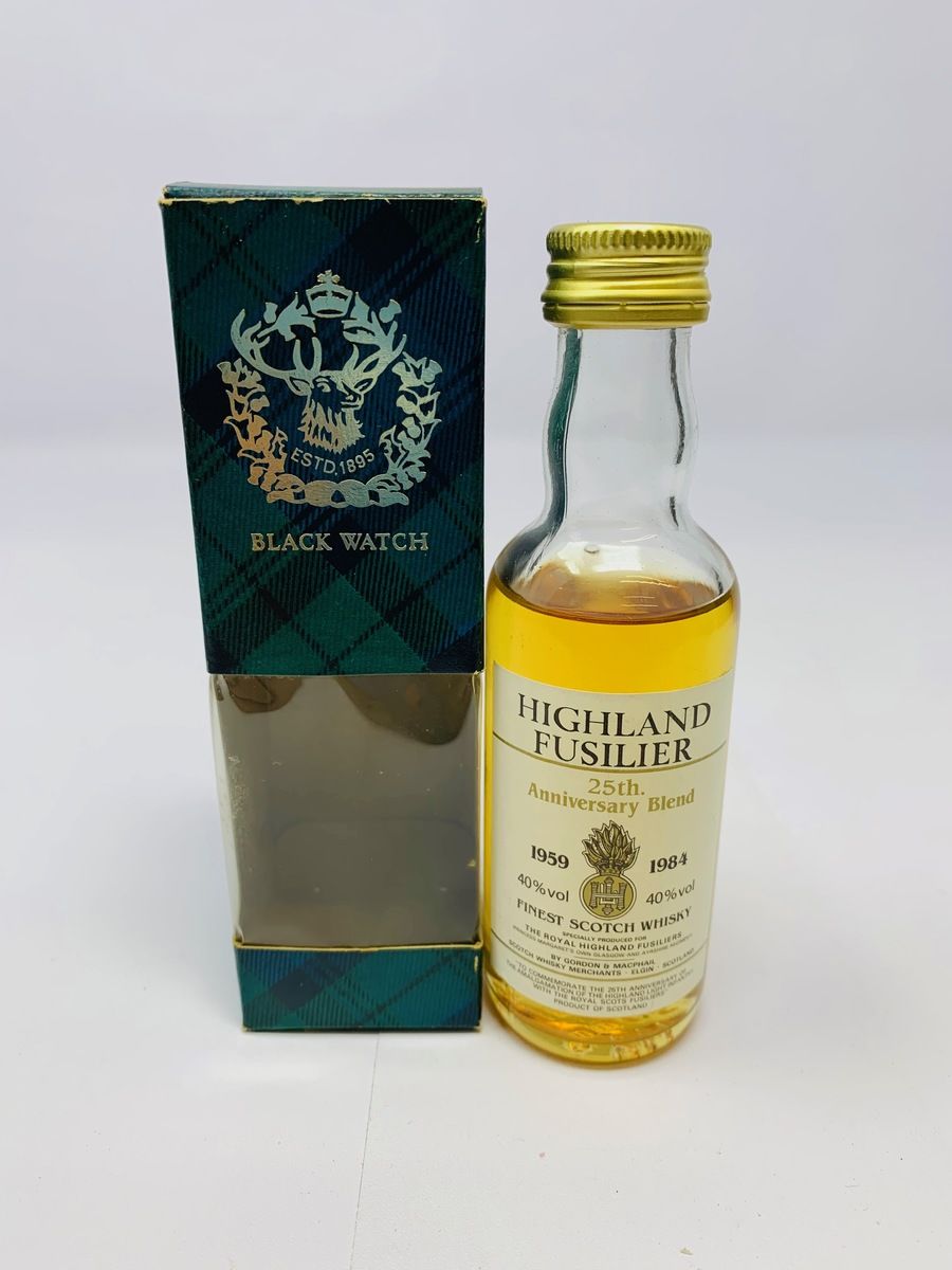 HIGHLAND FUSILIER 25TH ANNIVERSARY BLEND MINIATURE