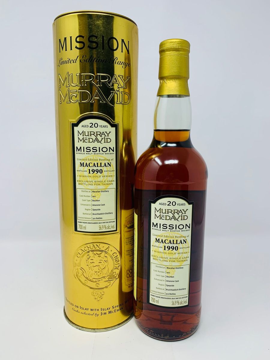 MACALLAN 1990 20 YEAR OLD - MURRAY MCDAVID MISSION GOLD SERIES 