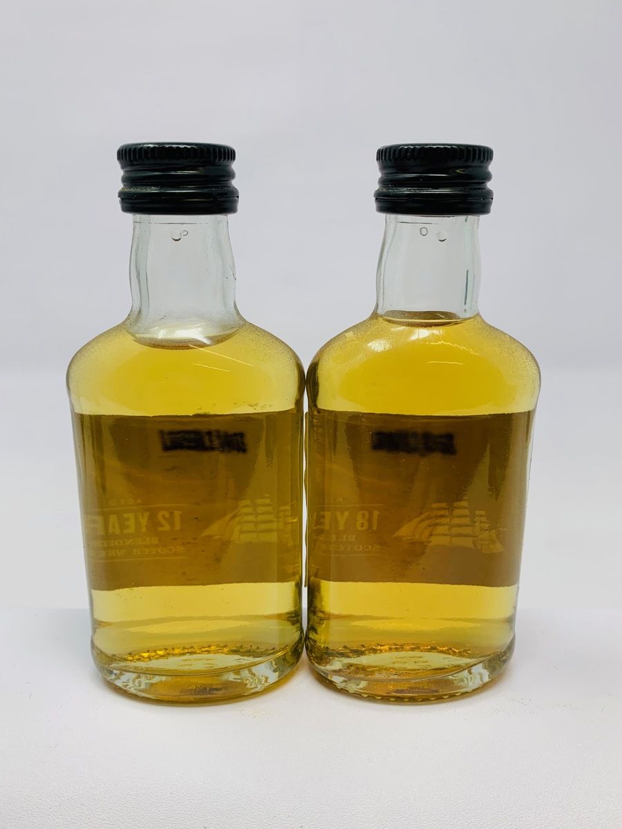 CUTTY SARK 12 & 18 YEAR OLD WHISKY MINIATURES