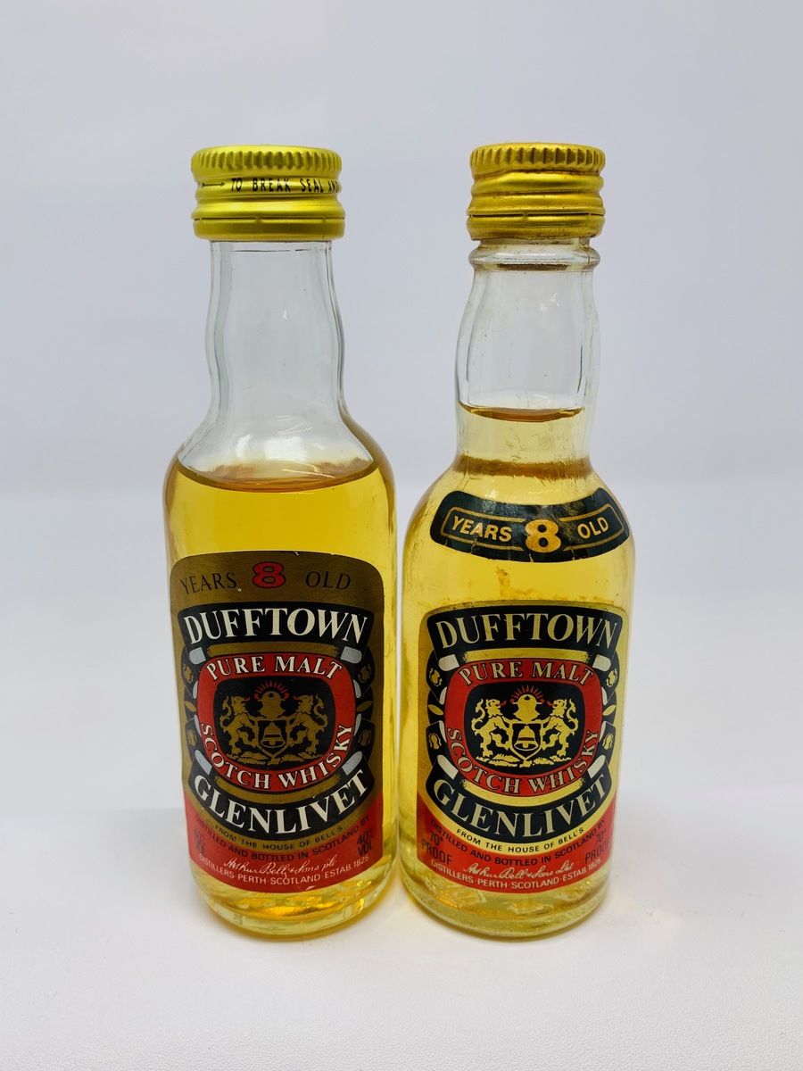 DUFFTOWN GLENLIVET 8 YEAR OLD MINIATURES