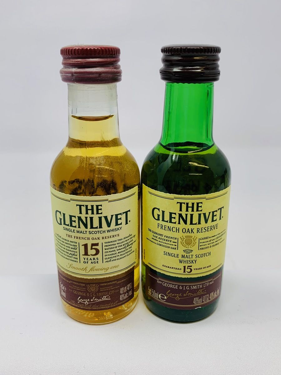 GLENLIVET 15 YEAR OLD MINIATURES