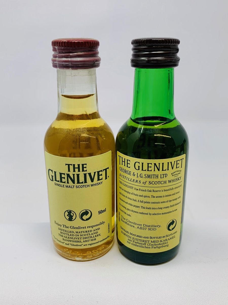 GLENLIVET 15 YEAR OLD MINIATURES