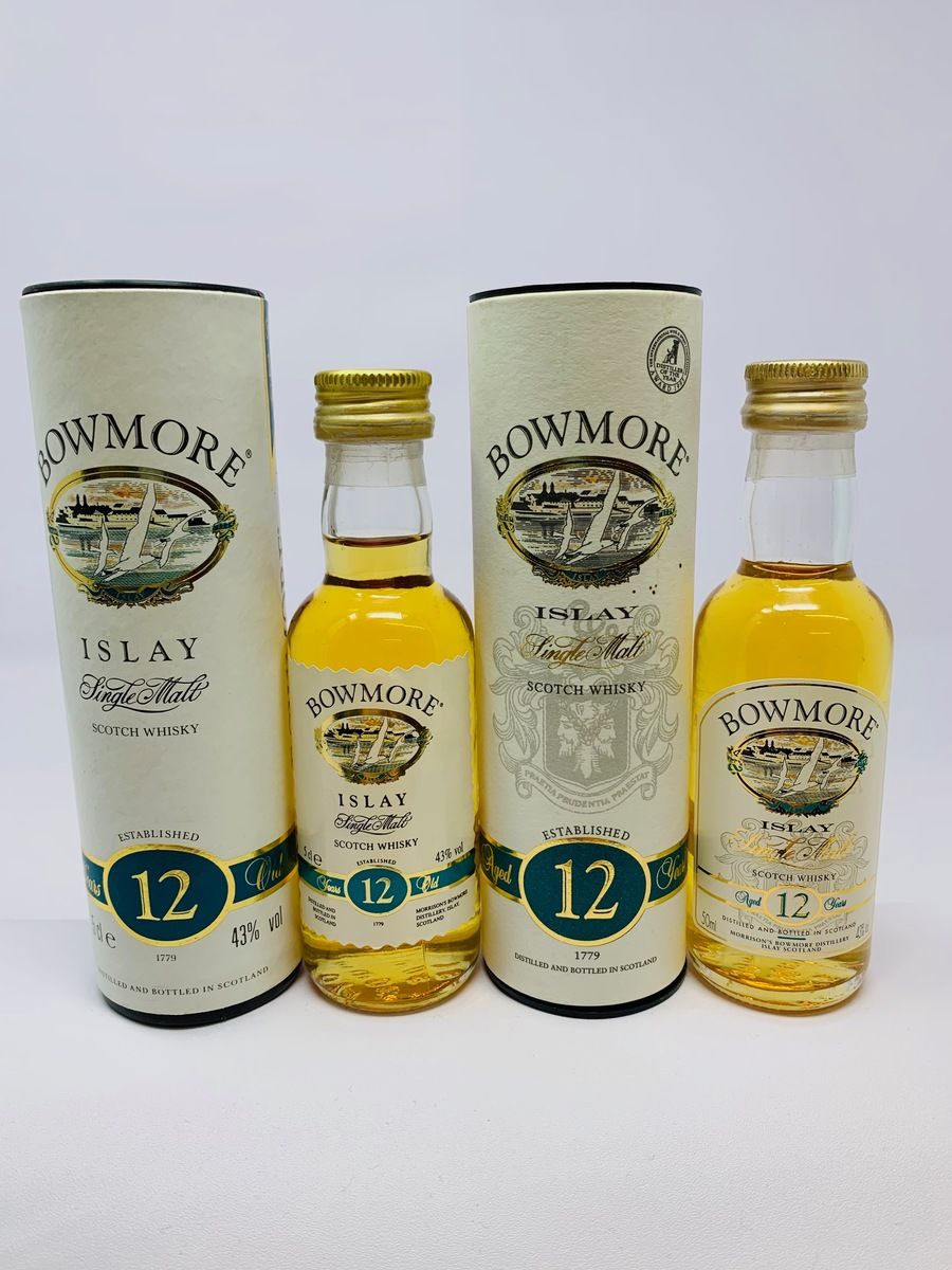 BOWMORE 12 YEAR OLD MINIATURES