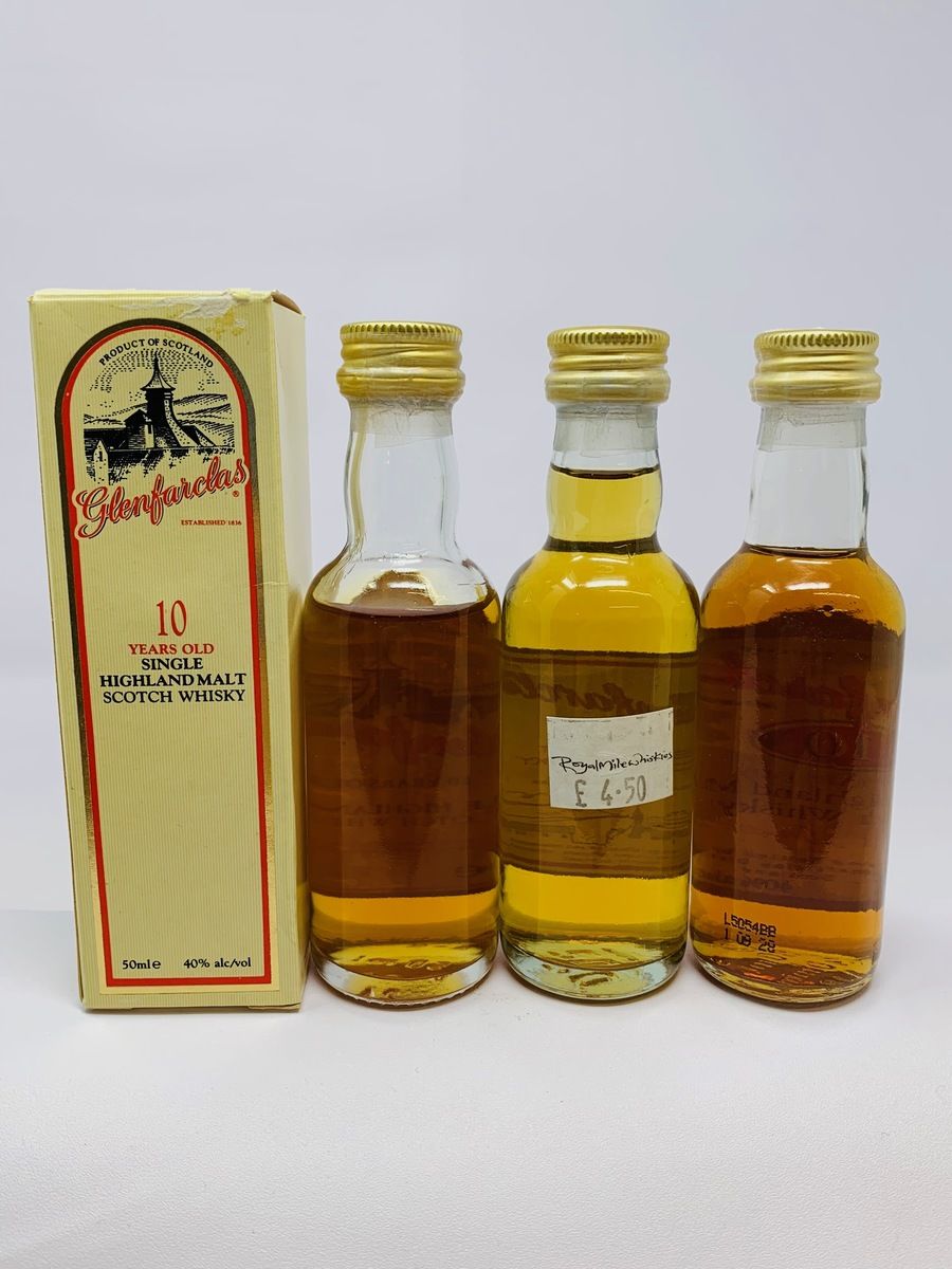 GLENFARCLAS 10 YEAR OLD WHISKY MINIATURES