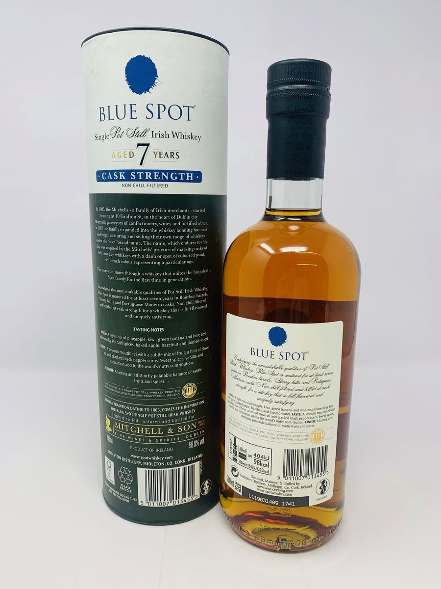 BLUE SPOT 7 YEAR OLD CASK STRENGTH