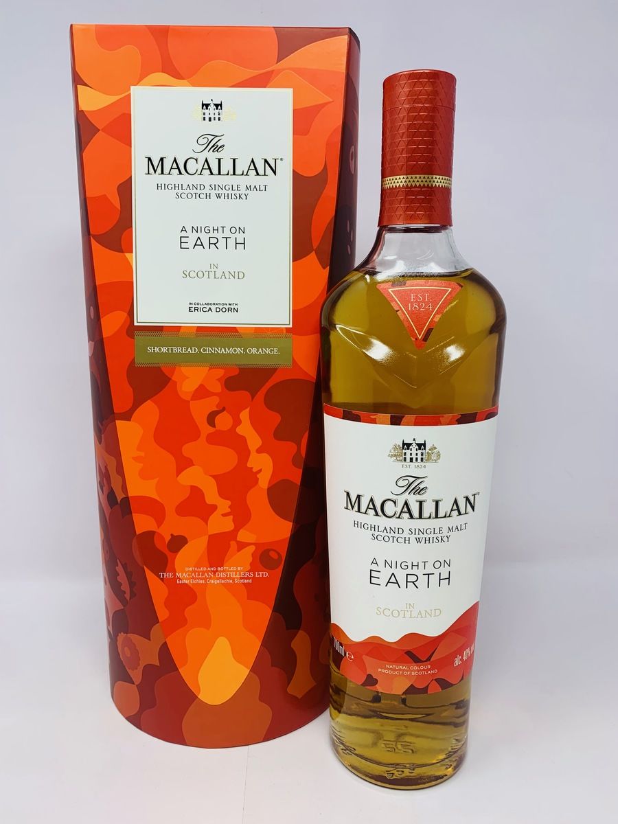 MACALLAN - A NIGHT ON EARTH IN SCOTLAND (DAMAGED CASE)