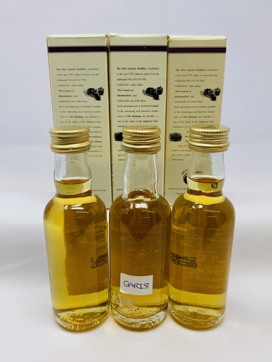 GLEN GARIOCH 12 YEAR OLD MINIATURES
