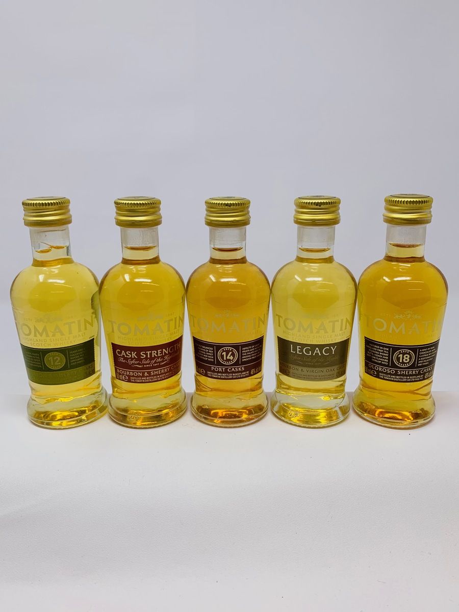 TOMATIN SINGLE MALT MINIATURES 