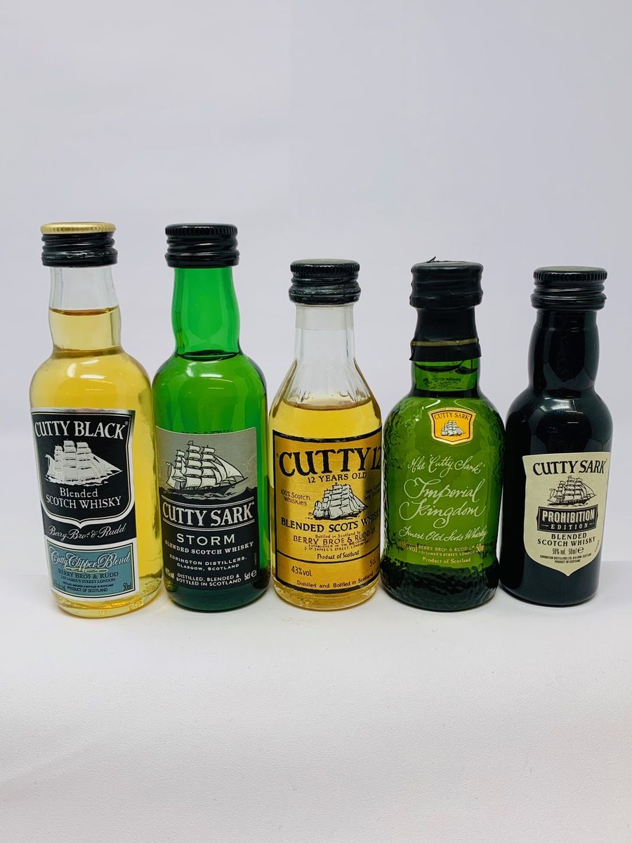 CUTTY SARK WHISKY MINIATURES