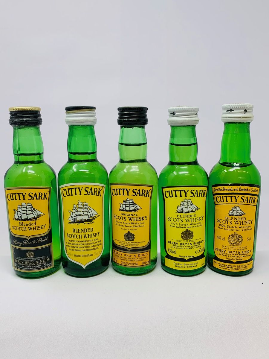 CUTTY SARK WHISKY MINIATURES