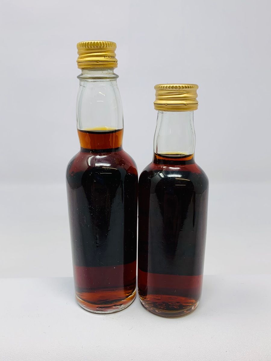 O.V.D. 70% PROOF DEMERARA RUM MINIATURES