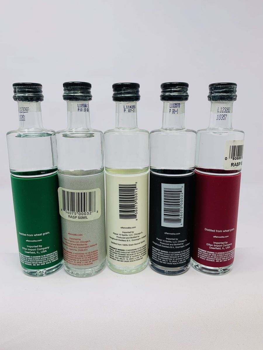 EFFEN VODKA MINIATURES 