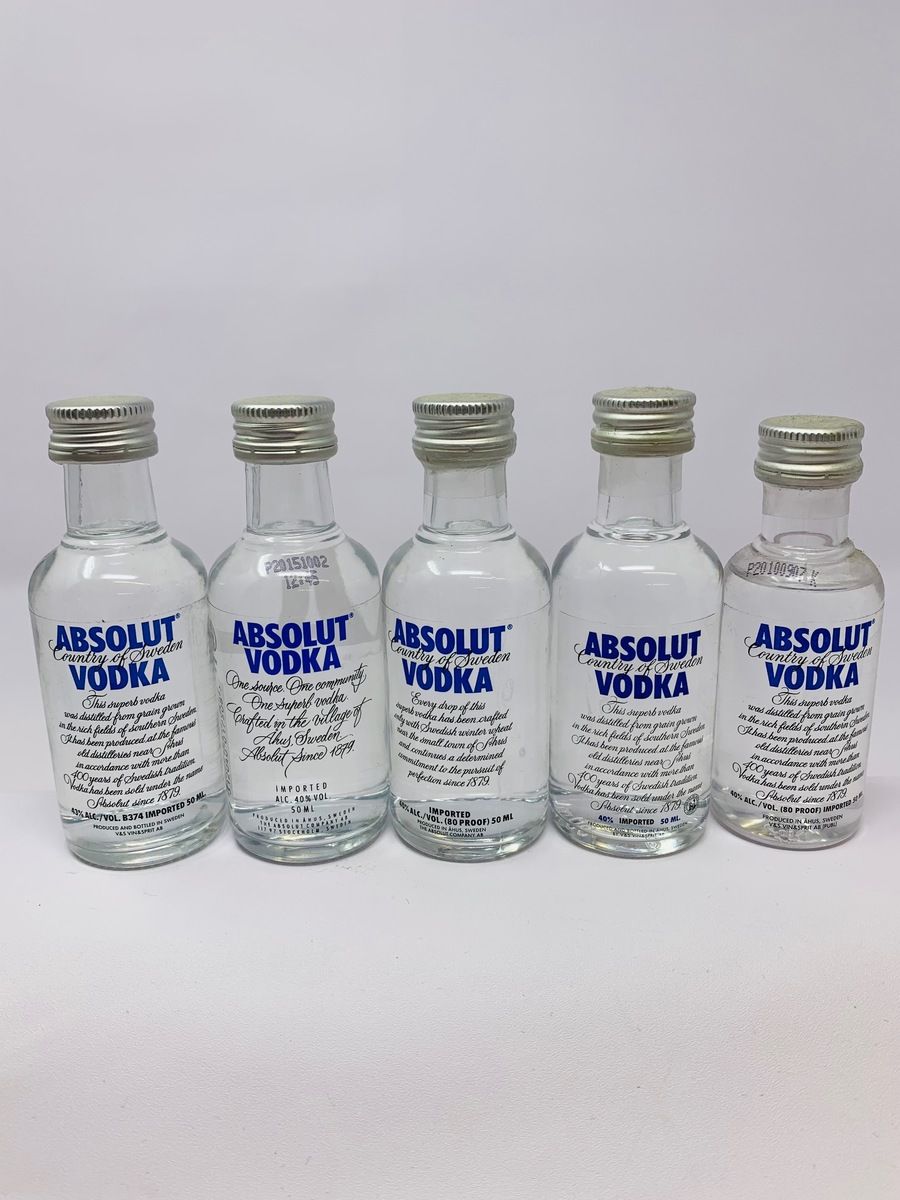 ABSOLUT VODKA MINIATURES 