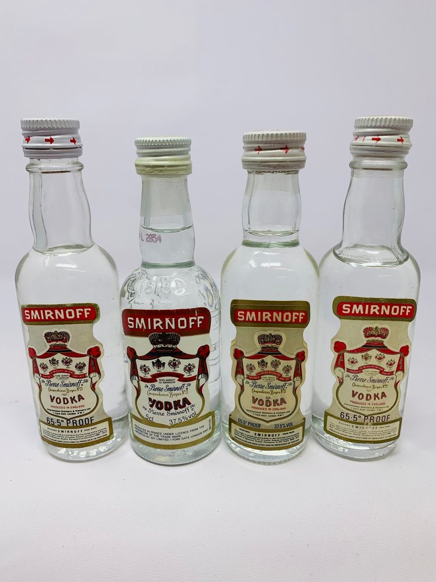 SMIRNOFF VODKA MINIATURES 