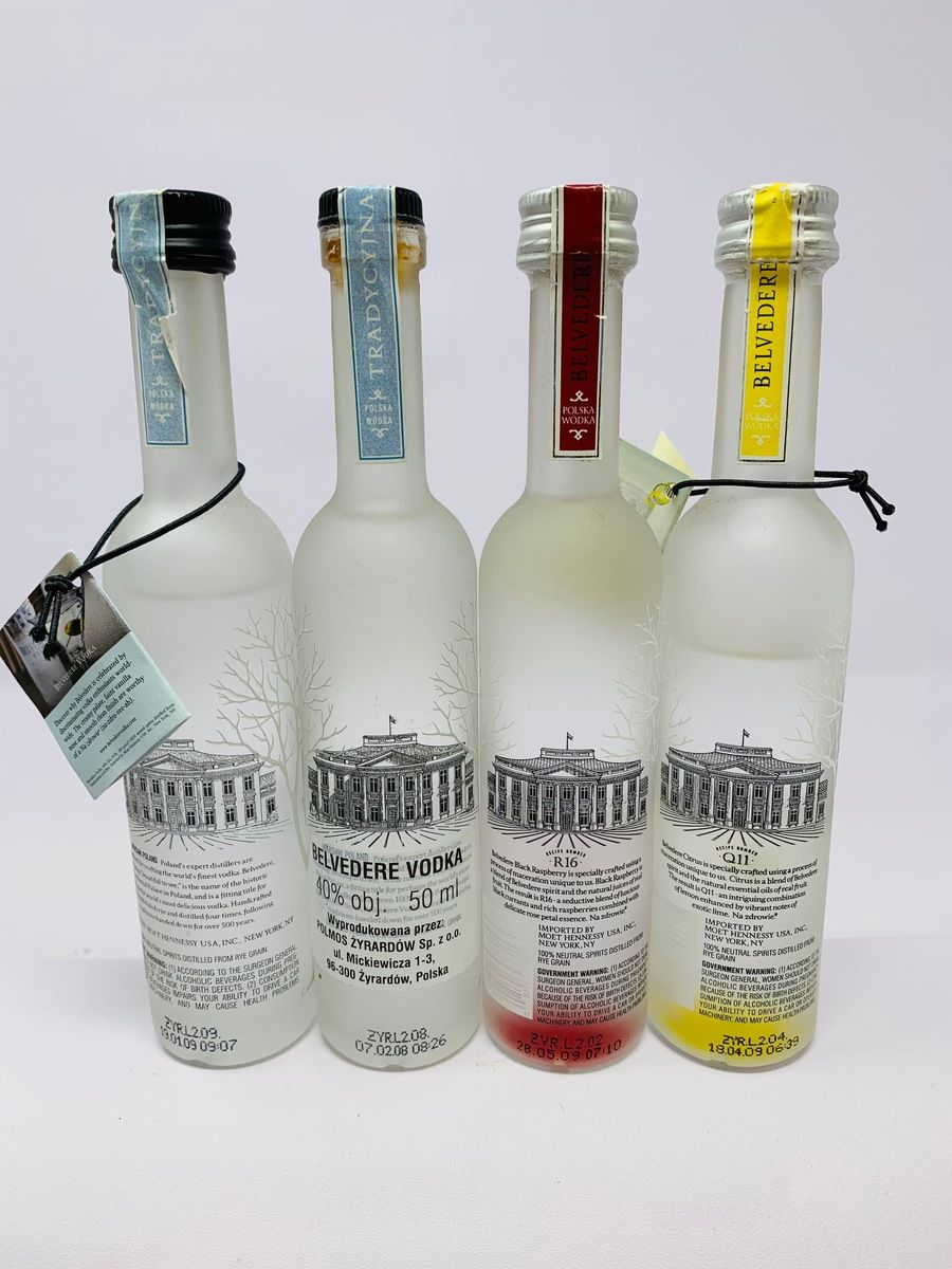 BELVEDERE VODKA MINIATURES