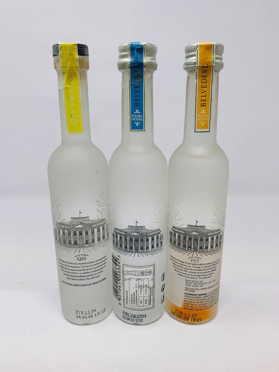 BELVEDERE VODKA MINIATURES