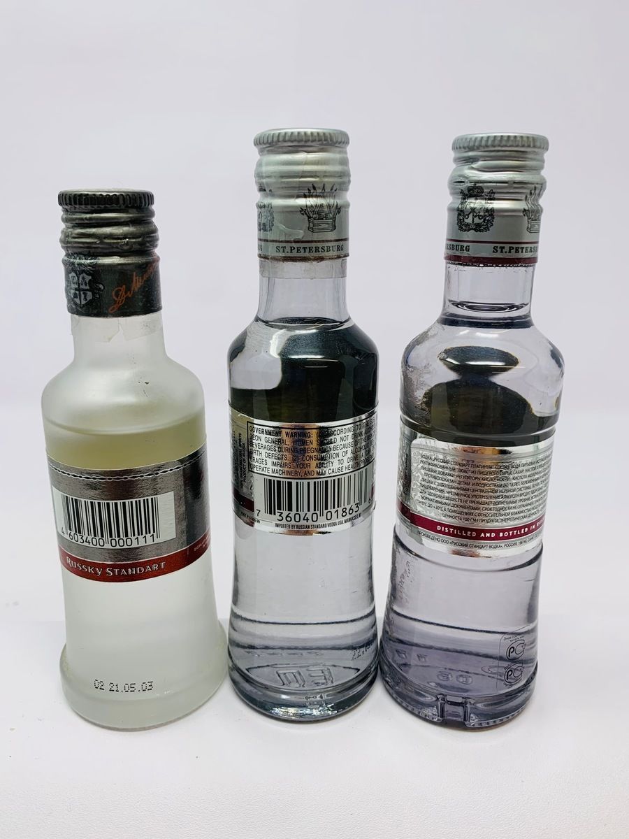 RUSSIAN VODKA MINIATURES 