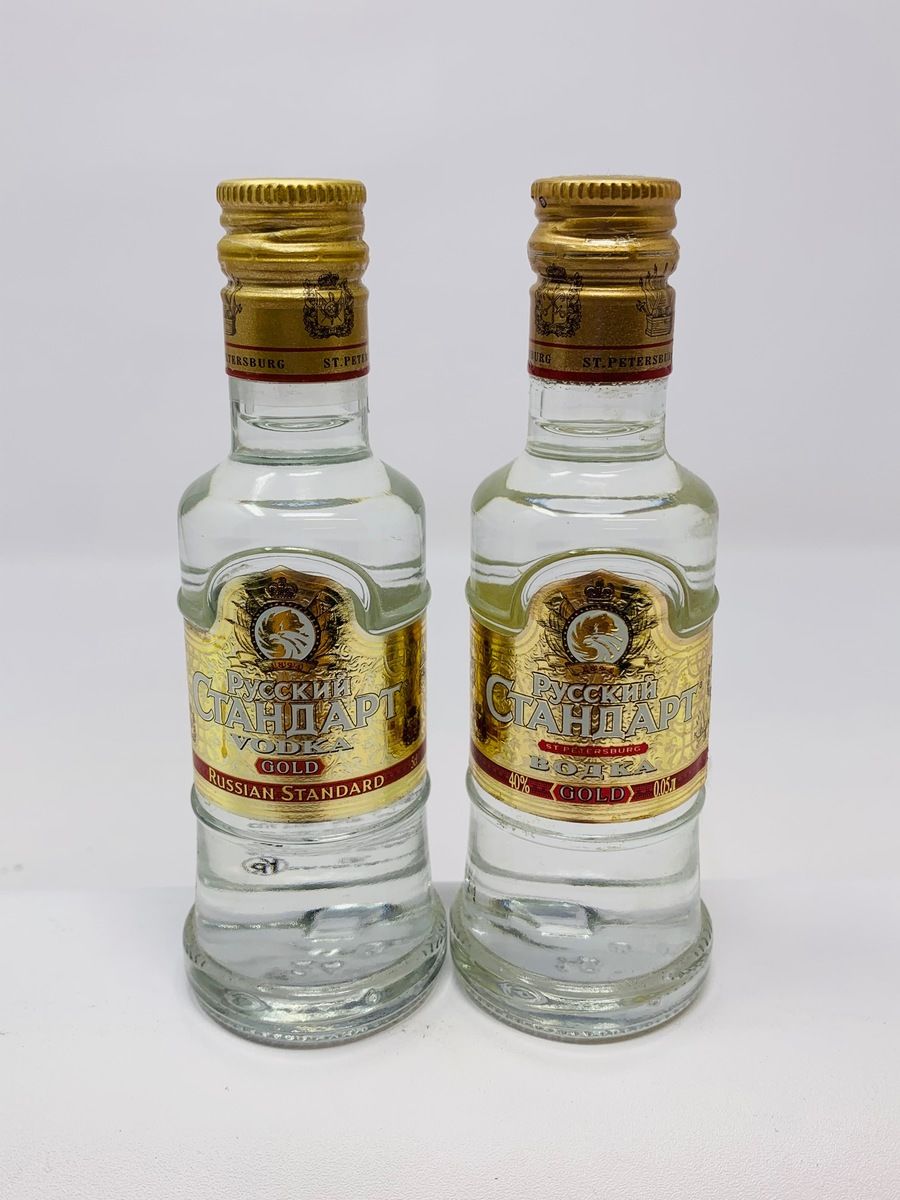 RUSSIAN GOLD STANDARD VODKA MINIATURES 
