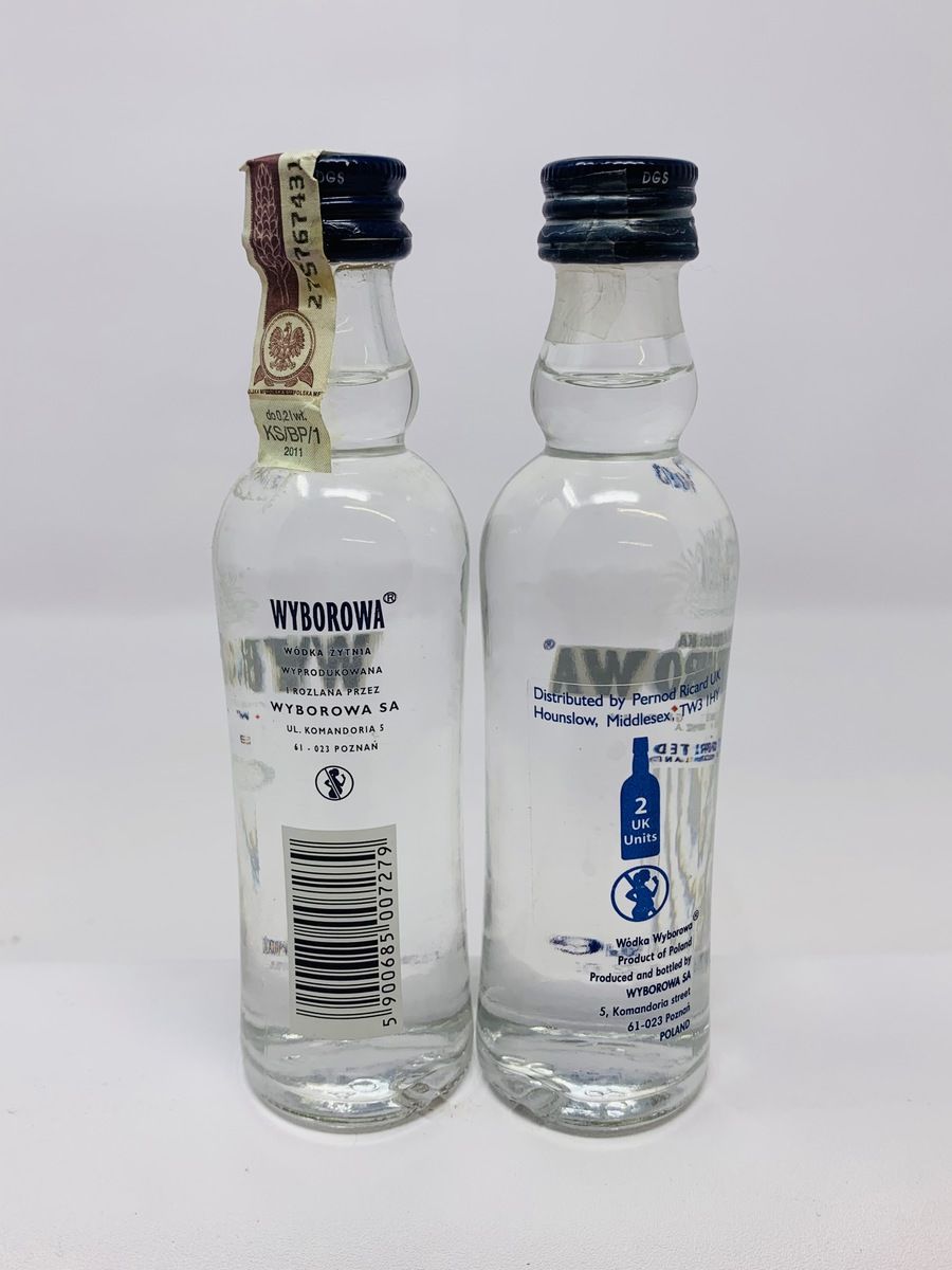 WYBOROWA VODKA MINIATURES