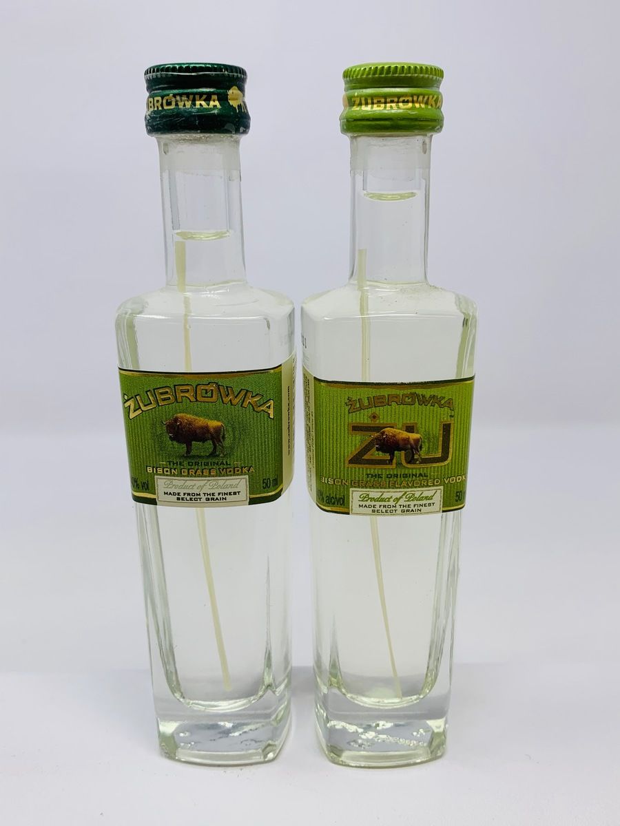 ZUBROWKA BISON GRASS VODKA MINIATURES