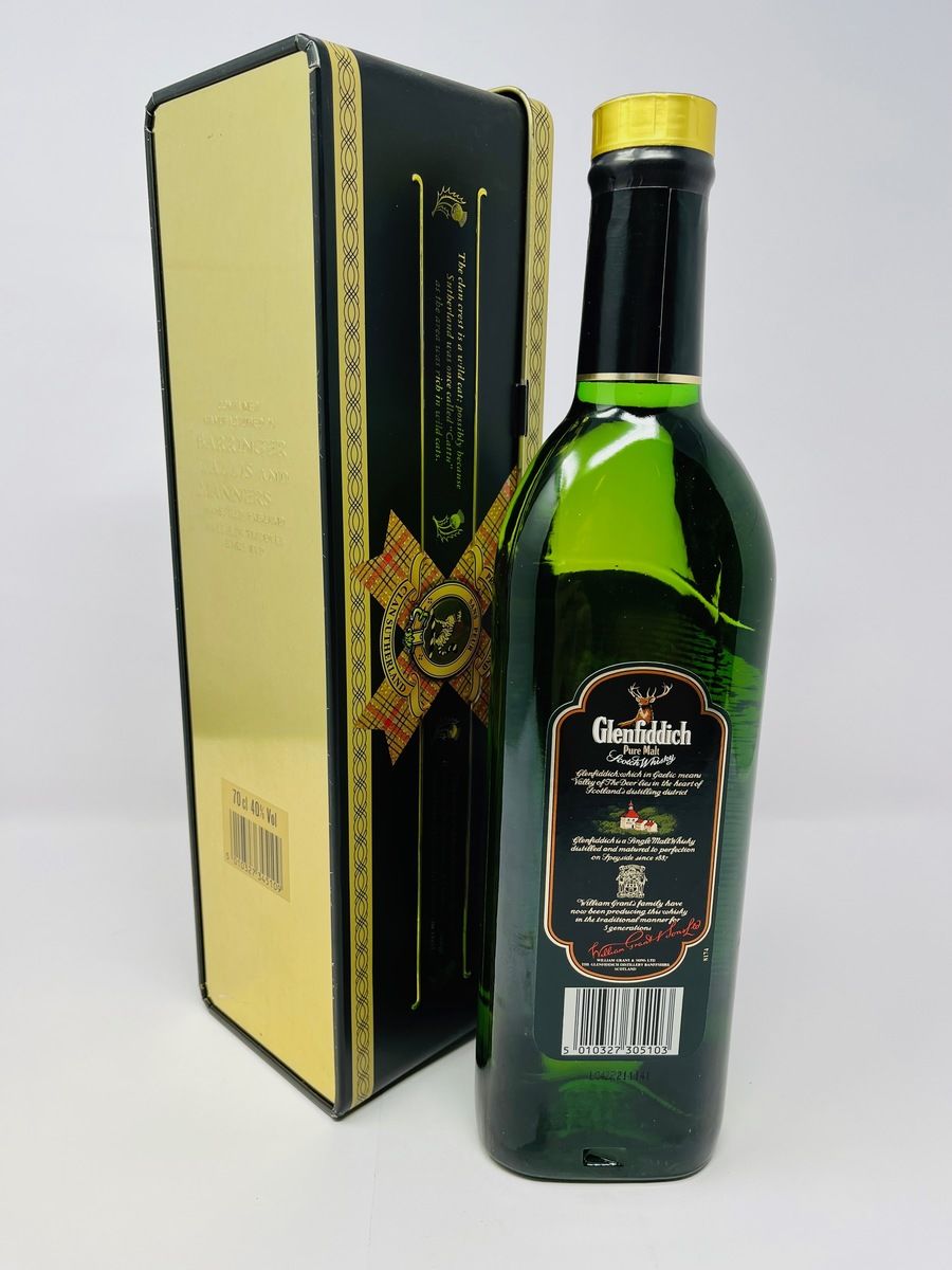 GLENFIDDICH PURE MALT - CLAN SUTHERLAND TIN