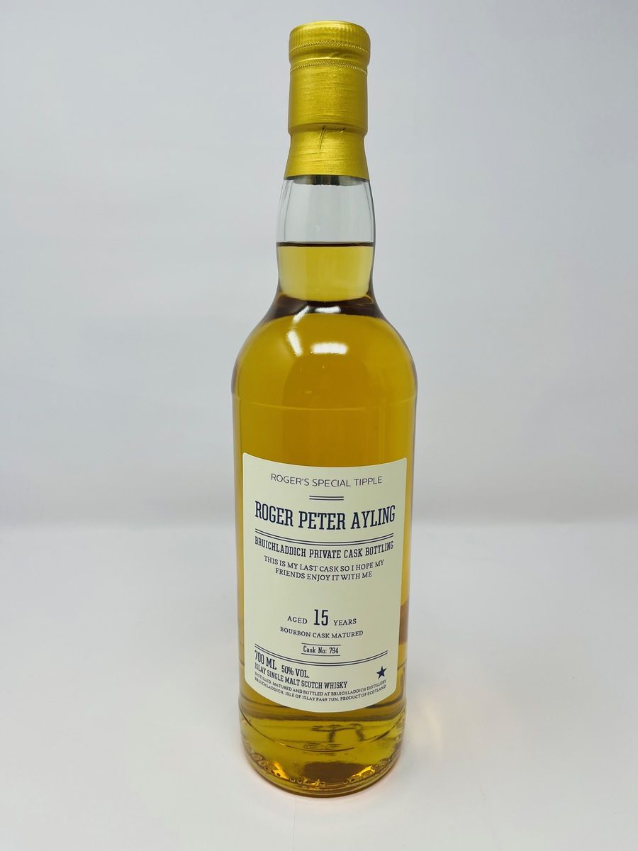 BRUICHLADDICH 15 YEAR OLD PRIVATE CASK