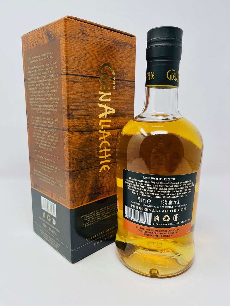 GLENALLACHIE 9 YEAR OLD RYE WOOD FINISH