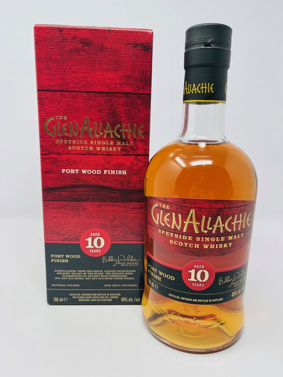 GLENALLACHIE 10 YEAR OLD PORT WOOD