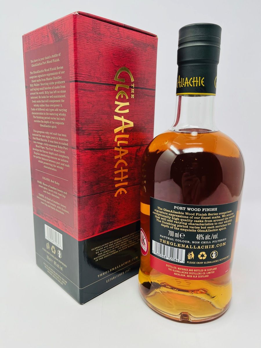 GLENALLACHIE 10 YEAR OLD PORT WOOD