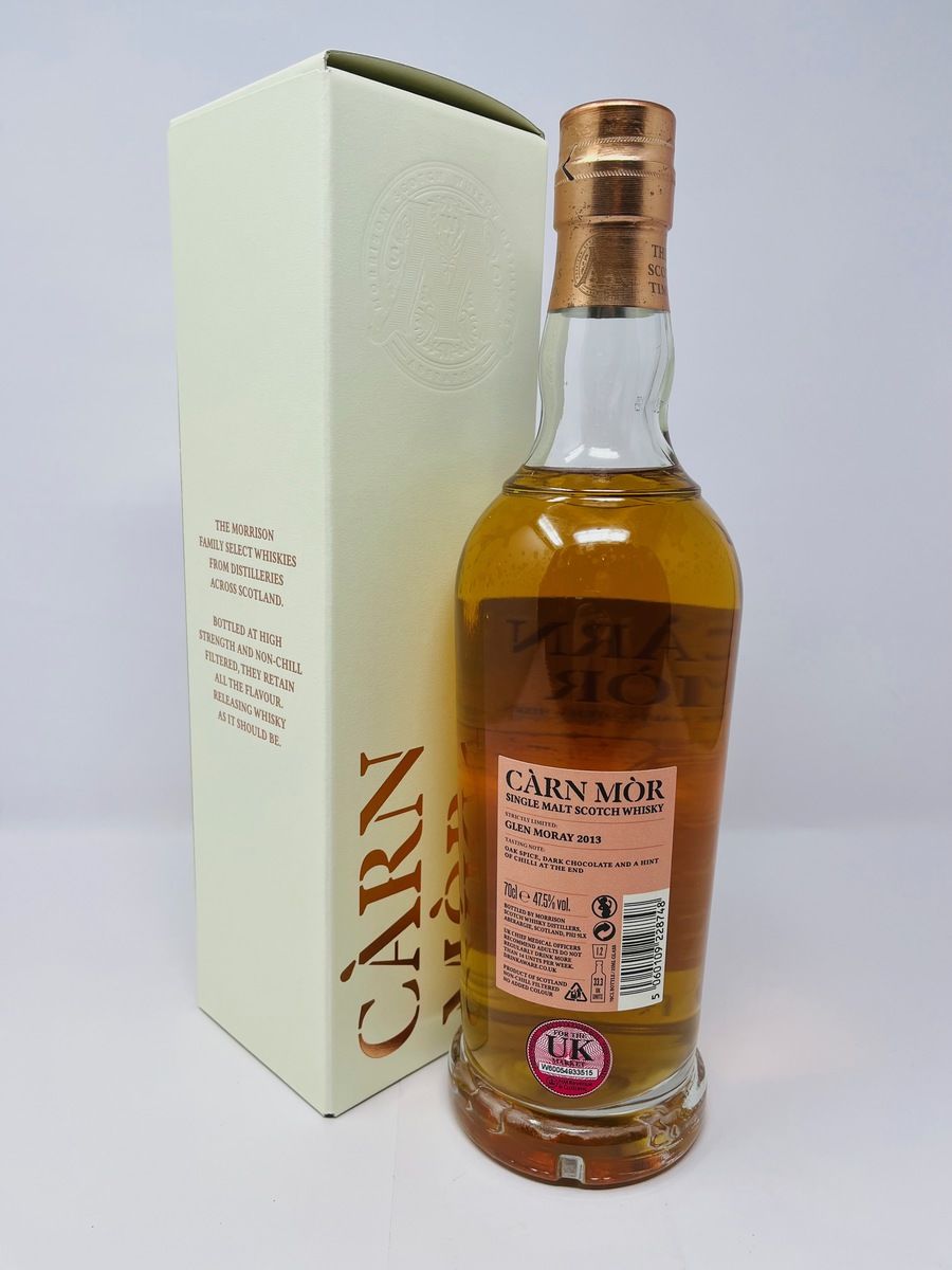 GLEN MORAY 2013 - 8 YEAR OLD CARN MOR STRICTLY LIMITED SERIES