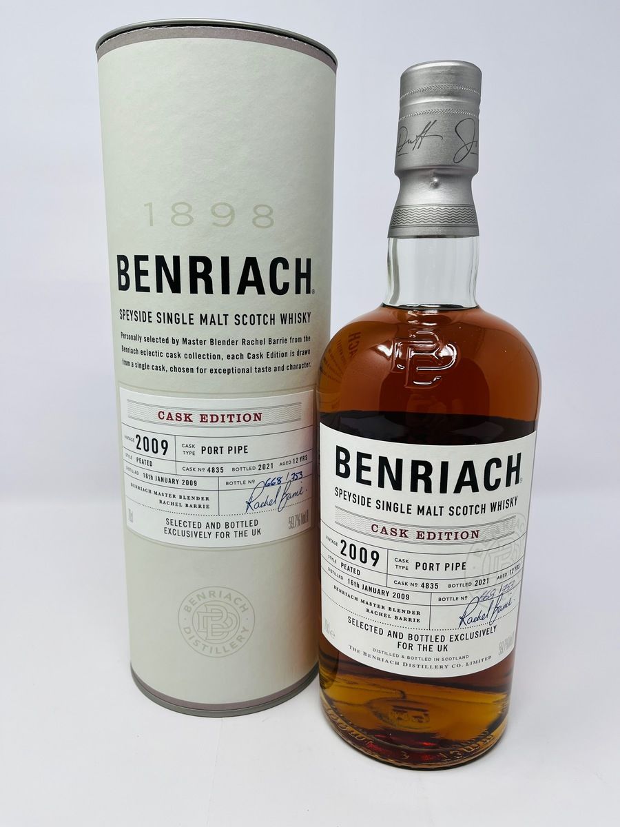 BENRIACH 2009 12 YEAR OLD 2021 CASK EDITION PORT PIPE