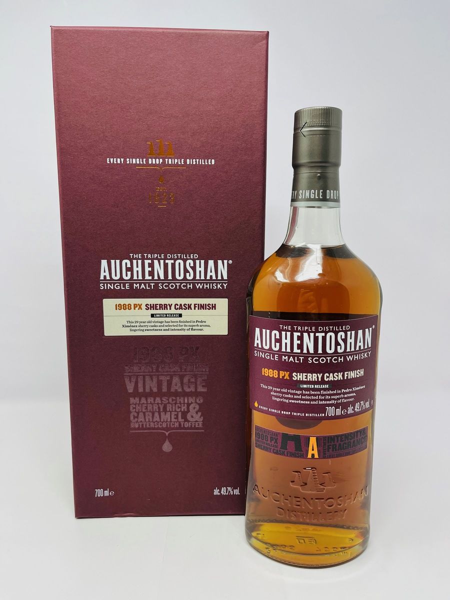 AUCHENTOSHAN 29 YEAR OLD 1988 PX SHERRY CASK FINISH