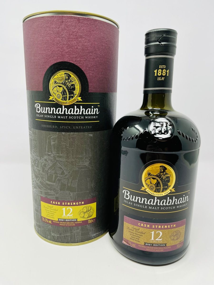 BUNNAHABHAIN 12 YEAR OLD CASK STRENGTH 2021 EDITION 