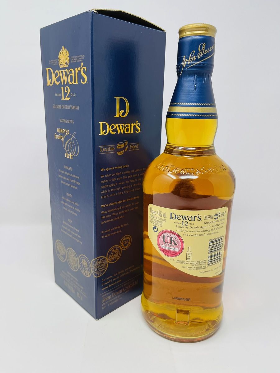 DEWAR'S 12 YEAR OLD DOUBLE AGED