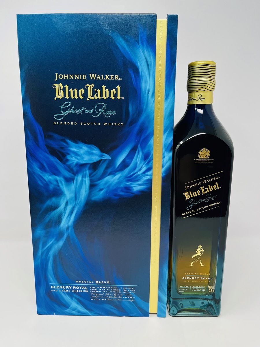 JOHNNIE WALKER GLENURY ROYAL GHOST AND RARE EDITION 