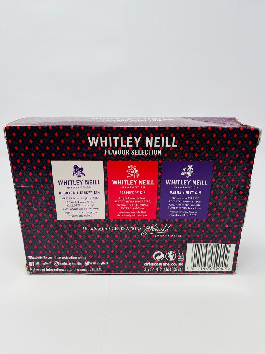 WHITLEY NEILL FLAVOUR SELECTION GIN MINIATURE PACK