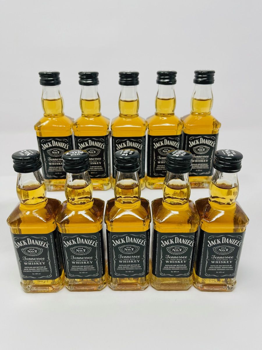 10 X JACK DANIELS OLD NO 7 MINIATURES