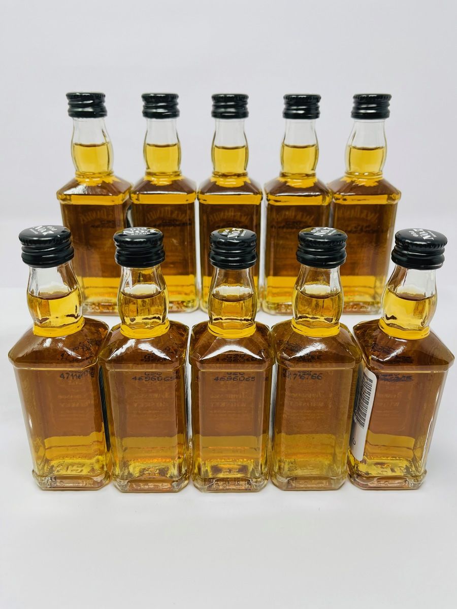 10 X JACK DANIELS OLD NO 7 MINIATURES