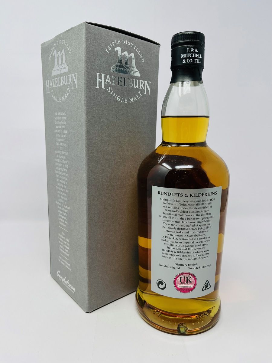 HAZELBURN 2003 - 10 YEAR OLD RUNDLETS & KILDERKINS