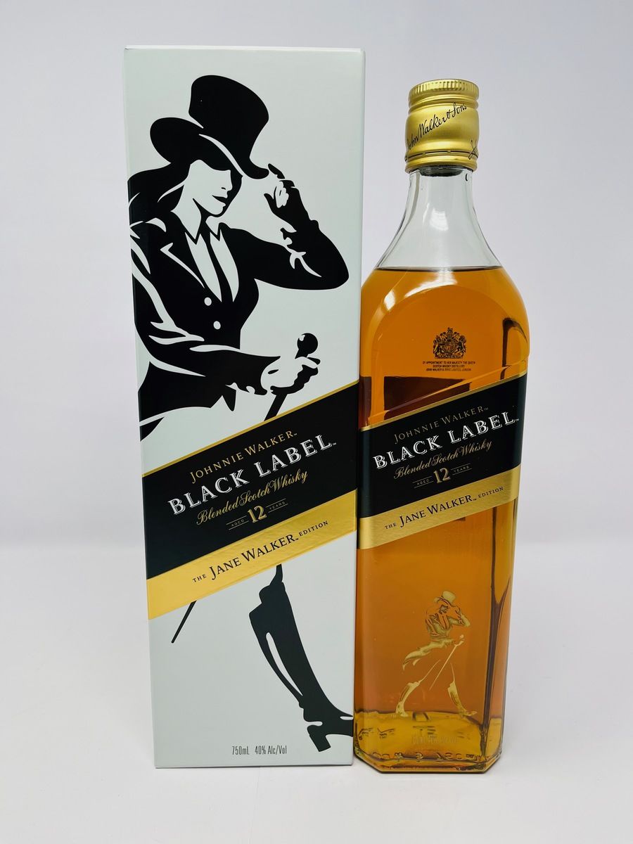 JOHNNIE WALKER 12 YEAR OLD BLACK LABEL "JANE WALKER"