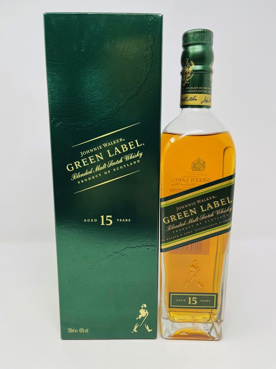 JOHNNIE WALKER 15 YEAR OLD GREEN LABEL