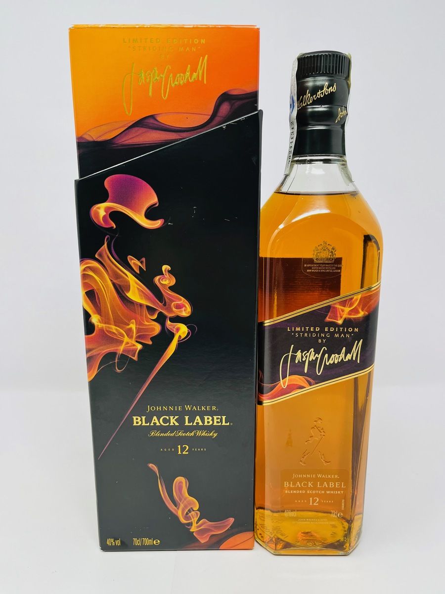 JOHNNIE WALKER JASPER GOODALL LIMITED EDITION 12 YEAR OLD BLACK LABEL