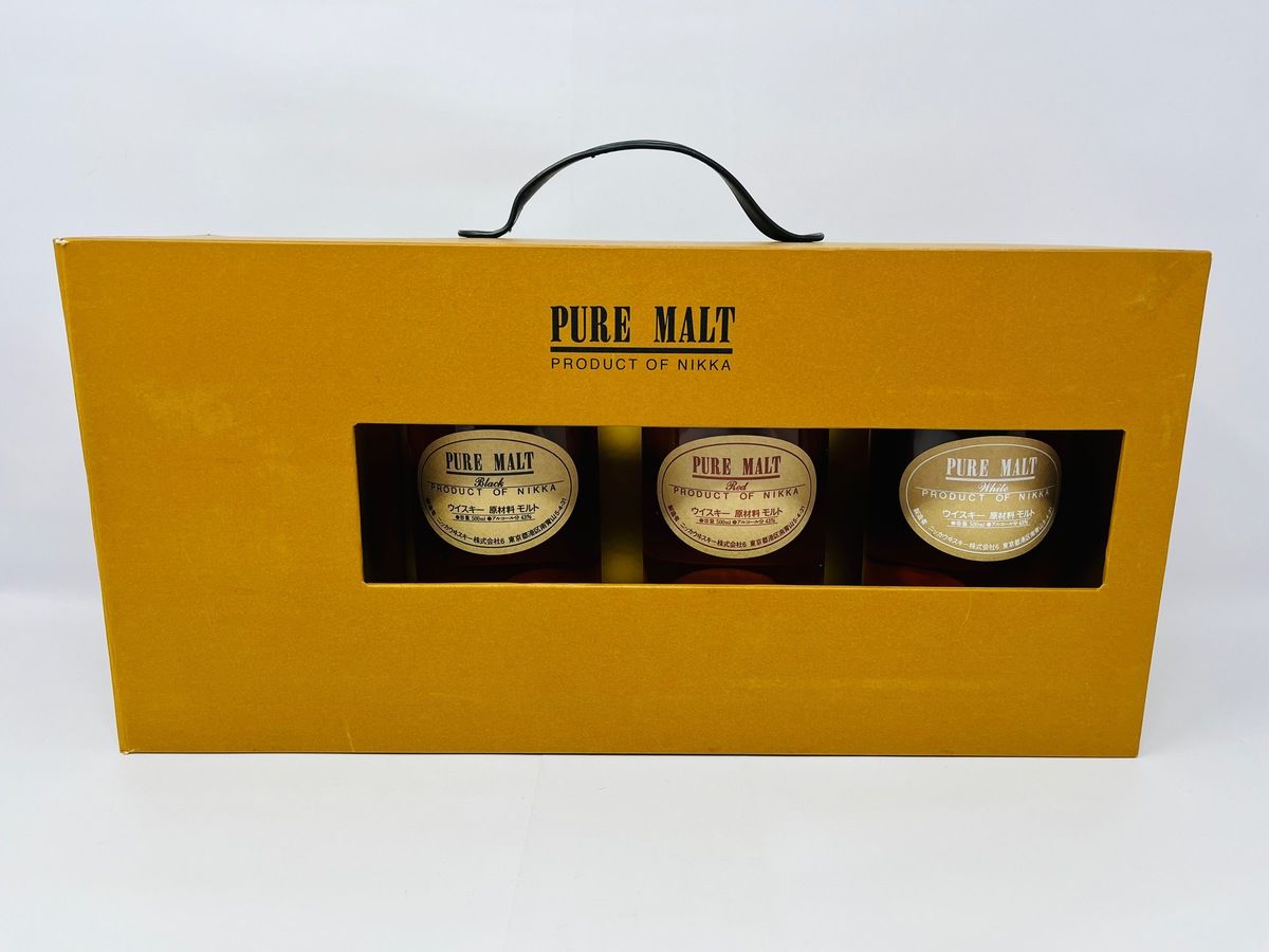 NIKKA RED,WHITE & BLACK GIFT SET 3 X 50CL
