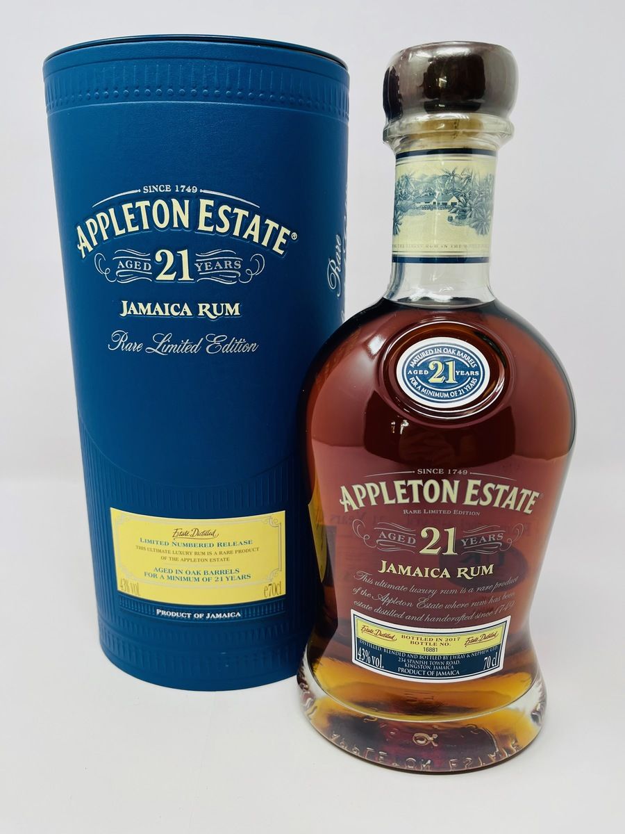 APPLETON ESTATE 21 YEAR OLD - RARE LIMITED EDITION JAMAICA RUM
