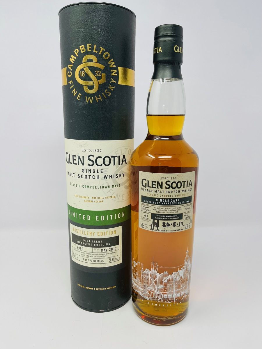 GLEN SCOTIA 2000 SINGLE CASK #265 DISTILLERY MANAGERS EDITION