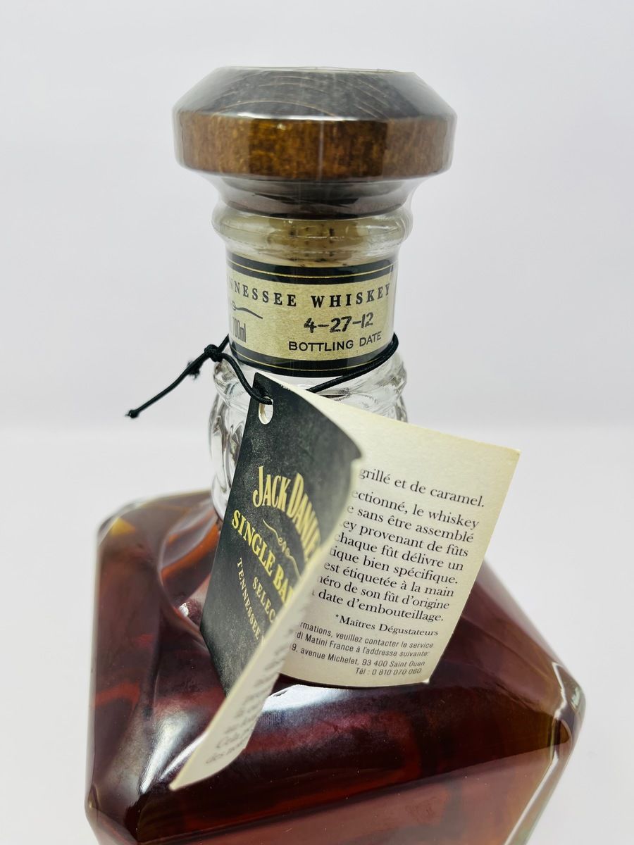 JACK DANIELS 2012 SINGLE BARREL SELECT TENNESSEE WHISKEY