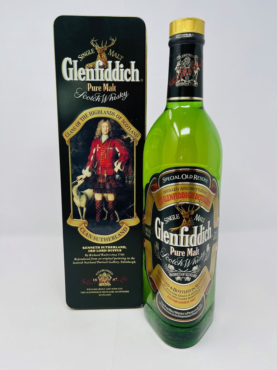 GLENFIDDICH PURE MALT - CLAN SUTHERLAND TIN